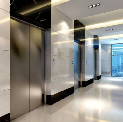 1350KG 18 Persons MRL Home Elevators Stainless Steel Commercial Passenger Lifts
