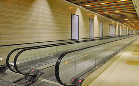 VVVF Drive Airport Moving Walkway 11 Degree Passenger Escalator