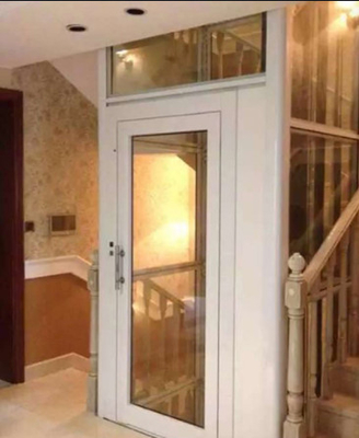 1.75m/s 630KG Small Residential Elevator VVVF Controlled In Home Elevator Lift