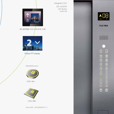 CNAS Small Passenger Elevator In Tall Building 6 Persons 450KG