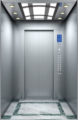 TUV MRL Gearless Elevator 1000KG 10 Persons Machine Room Less Lift