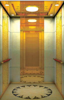 1.0m/s SS Elevator For High Rise Building 6 Persons 630KG