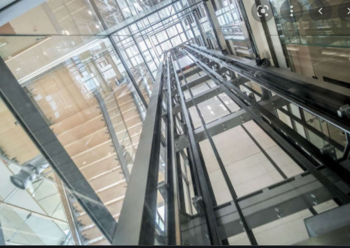 Telescoping Lift MRL Residential Elevator 3A Machine Room Less Traction