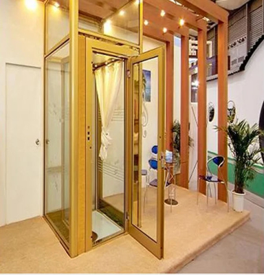 0.4m/s 400KG Residential Elevators Lift VVV Drive Simple Operating Systems