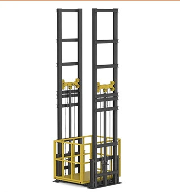 Guide Rail Type Commercial Freight Elevator 6 Tons 4m Outdoor Cargo Lift