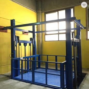 1500KG 15 Tons Cargo Elevator Ship Deck Steel Vertical Freight Lift