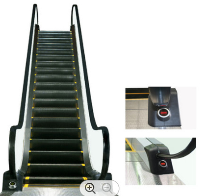 9000KG Moving Walk Escalator 1.2 Meter Step Geared Traction