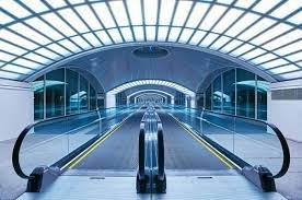 13 Degree Airport Moving Walkway VVVF Controlled Supermarket Escalator