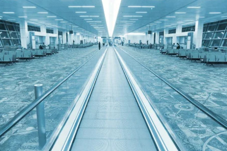 1000mm 0.5m/s Airport Moving Walkway FUJI Passenger Conveyor