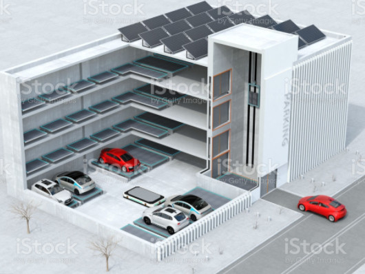 0.75m/s Building Parking Vehicle Elevator Lift ICP AC VVVF Traction