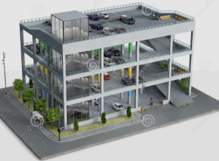 0.75m/s Building Parking Vehicle Elevator Lift ICP AC VVVF Traction