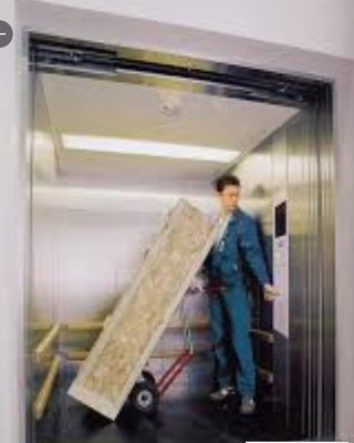 2 Tons Freight Tech Elevator VVVF Control Vertical Freight Lift