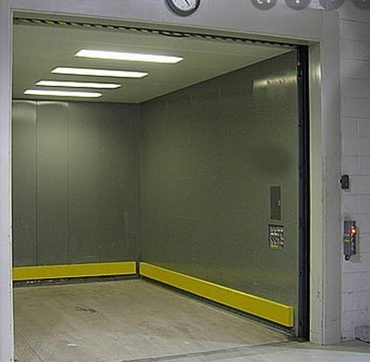 5000KG 2.0m/s Hydraulic Freight Lift Stainless Steel Mirror Etching