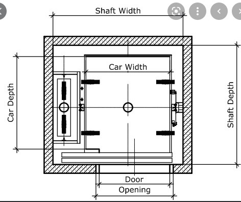 Microcontroller Hydraulic Mrl Elevator PM Gearless Drive 630KG 5 Passenger Lift