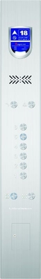 Stainless Steel Passenger Elevator With LCD Display System 1.0m/S